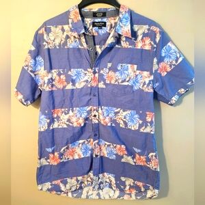 Eighty Eight Platinum Blue Floral Men's Shirt